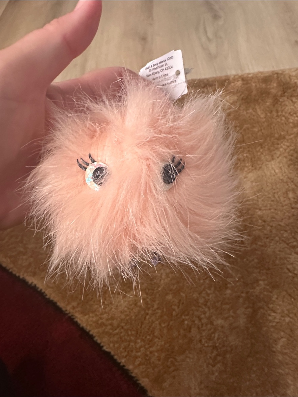 Plush Fluffy Pocketbac Holder